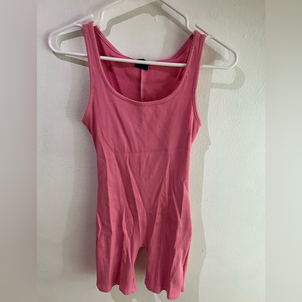 Pink one piece